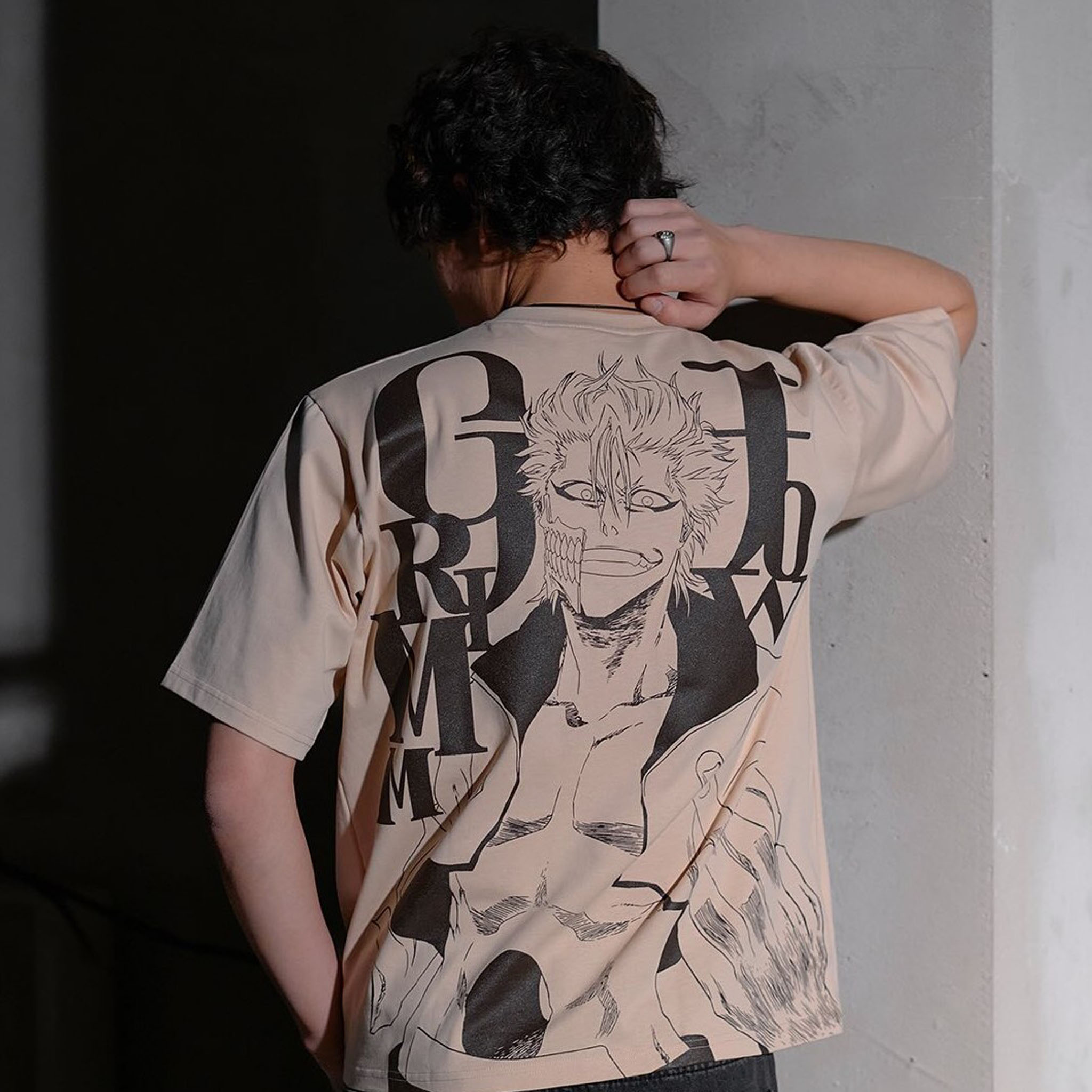Premium Oversized T-Shirt Black Wing